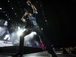 Luke Bryan performs on the Toyota Mane Stage at the Stagecoach Festival on 1 May 2016.