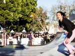 Skate competition at Air + Style, March 4, 2018, at Exposition Park. Photo by Andie Mills