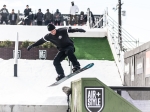 Snowboarding events at Air + Style, March 3, 2018, at Exposition Park. Photo by Andie Mills