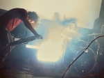 A Place to Bury Strangers at the Broad, Aug. 26, 2017. Photo by David Benjamin