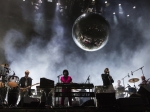 LCD Soundsystem performs on the Coachella Stage at the 2016 Coachella Valley Music and Arts Festival.