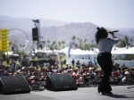 Carla Morris at Coachella, in Indio, CA, USA, on 15 April, 2016.