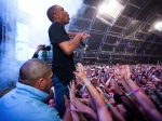 Vince Staples performs in the Sahara tent at Coachella, in Indio, CA, USA, on 16 April, 2016.