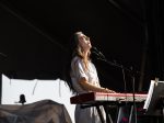 Julia Holter at Desert Daze at Moreno Beach at Lake Perris, Oct. 14, 2018. Photo by Samuel C. Ware