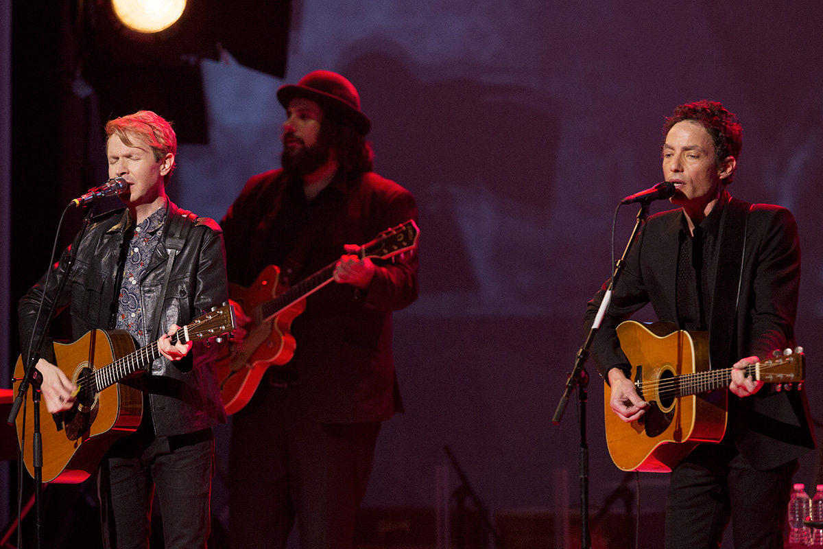 Beck and Jakob Dylan at Echo in the Canyon at the Orpheum Theatre, Oct. 12, 2015. Photo by Chad Elder