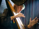 Mary Lattimore at GIRLSCHOOL at the Bootleg Theater, Feb. 3, 2018. Photo by Samantha Saturday