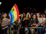 Crowd at LA Pride Festival 2018 at West Hollywood Park. Photo by Jessica Hanley