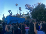 Local Natives perform on the rooftop of their Silver Lake practice space, July 7, 2016. Photo by Bronson