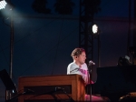 Nico Muhly at Hollywood Forever Cemetery, July 20, 2017. Photo by David Brendan Hall