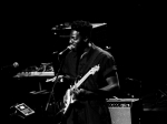 Moses Sumney at We Rock With Standing Rock benefit at the Fonda Theatre. Dec 20, 2016. Photo by Annie Lesser