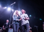 Pearl Aday and Chris Taylor at Strange 80s Sweet Relief Benefit at The Fonda. May 14, 2017. Photo by Annie Lesser