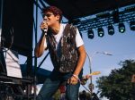 Omar Apollo at Tropicália Festival at Queen Mary Events Park in Long Beach, Nov.  3, 2018. Photo by Maximilian Ho