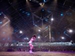 AlunaGeorge performs in the Sahara tent at Coachella, in Indio, CA, USA, on 16 April, 2016.