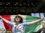 Fans at Carla Morris at Coachella, in Indio, CA, USA, on 15 April, 2016.