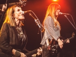 Nina Gordon and Louise Post of Veruca Salt at the Don't Sit Down benefit concert at the El Rey Theatre, March 4, 2017. Photo by Lexi Bonin