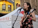 Nicole Kiki Jaffe at Chinese New Year Festival in Chinatown L.A., Feb. 17, 2018. Photo by Kevin Bronson