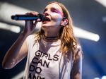 CHVRCHES at the Greek Theatre, Sept. 23, 2018. Photo by Jessica Hanley