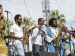 Kamasi Washington at Coachella, April 24, 2016. Photo by Ryan Muir courtesy of Goldenvoice