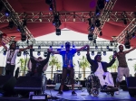 Mbongwana Star performs on the Gobi stage at the Coachella Valley Music and Arts Festival, in Indio, CA on 15 April 2016.