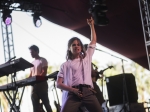 Christine and the Queens performs on the Gobi Stage at the 2016 Coachella Valley Music and Arts Festival.