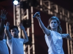 Christine and the Queens performs on the Gobi Stage at the 2016 Coachella Valley Music and Arts Festival.