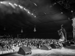 SZA performs on the Gobi Stage at the 2016 Coachella Valley Music and Arts Festival on 16 April 2016.