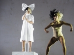 Sia performs on the Gobi Stage at the Coachella Valley Music and Arts Festival on 17 April 2016.