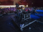 Autolux performs on the Gobi Stage at the Coachella Valley Music and Arts Festival on 17 April 2016.