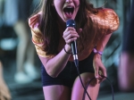 Meg Myers performs on the Gobi Stage at the Coachella Valley Music and Arts Festival on 17 April 2016.