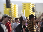 The general atmosphere of the Coachella Valley Music and Arts Festival in Indio, CA, USA, on 24 April, 2016.