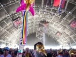 Claptone IMMORTAL LIVE perform in the Sahara tent at Coachella, in Indio, CA, USA, on 24 April, 2016.