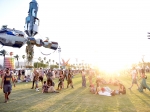 Palm 3 World Station art installation by Simon Vega at Coachella (Photo by Scott Dudelson, courtesy of Getty Images for Coachella)