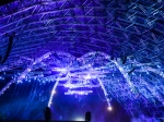 Sahara tent at night at Coachella (Photo by Presley Ann, courtesy of Getty Images for Coachella)