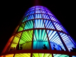 Spectra art installation by NEWSUBSTANCE at Coachella (Photo by Rich Fury, courtesy of Getty Images for Coachella)