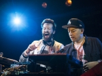 Mayer Hawthorne and Peanut Butter Wolf at the Echoplex, Dec. 12, 2015. Photo by Carl Pocket
