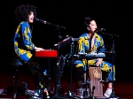 Ibeyi at Shrine Auditorium, August 25, 2018. Photo by Annie Lesser