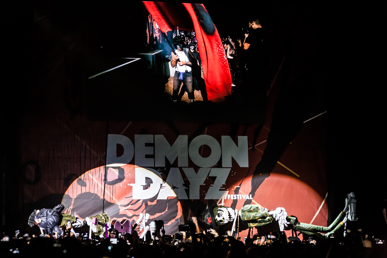 Gorillaz keep Demon Dayz festival lively and distinctly . – 