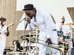 Hypnotic Brass Ensemble at Demon Dayz Festival, October 20, 2018. Photo by Andie Mills