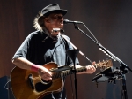 Neil Young at Desert Trip, Weekend 2, at the Empire Polo Club in Indio. Photo by Kevin Mazur for Desert Trip