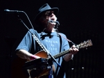 Neil Young at Desert Trip at Empire Polo Club. (Photo by Kevin Mazur/Getty Images for Desert Trip)