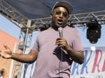 Hannibal Buress at Echo Park Rising, Saturday, Aug. 15, 2015. Photo by Carl Pocket