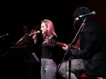 Samantha Sidley at the "Unsung Heroes" salute to Eleni Mandell at the Bootleg Theater, Jan. 25, 2017. Photo by Steve Hochman