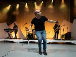 Future Islands at the Greek Theatre, Sept. 1, 2021. Photo by Stevo Rood/ARoodPhoto