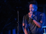 Open Mike Eagle at "Into the Night" at the Skirball Center, July 8, 2016. Photo by Bronson