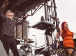 The B-52s at The Growlers Six festival at the LA Waterfront, Oct. 29, 2017. Photo by Josh Beavers