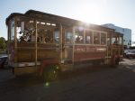 The trolley running between venues during Happy Sundays in Long Beach, Aug. 25, 2019. Photo by Notes From Vivace