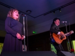 Joe Doe & Exene at First Fridays at the Natural History Museum, Feb. 2, 2018. Photo by Samuel C. Ware