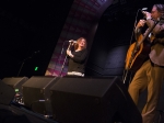 John and Exene at The Regent, Sept. 15, 2016. Photo by Carl Pocket