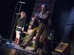 John and Exene at The Regent, Sept. 15, 2016. Photo by Carl Pocket