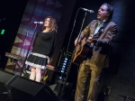 John and Exene at The Regent, Sept. 15, 2016. Photo by Carl Pocket